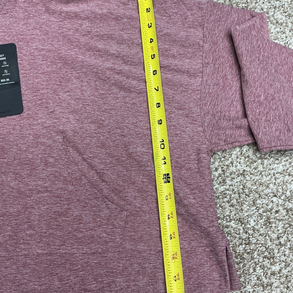 Fabletics Women's Heathered Pink Hoodie - Picture 6 of 7